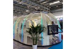China PC Clear Transparent Dome Tents Sunshade Dome Tents With LED Light supplier