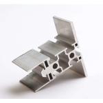 Formability Wood Grain Aluminium Profiles Anodizing High Surface Brightness for sale