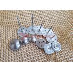 Stainless Steel Perforated Base Insulation Fixing Pins For Securing Rock Wool To Gypsum for sale