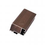Factory Price Anodized Brown Aluminum window Frame Extrusions Sliding Window Profile for sale