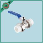 Heat Preservation Ppr Double Union Ball Valve Corrosion Resistant Fusion Welding for sale
