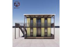 China Customized 20ft Prefab Flat Pack Container House With Ceramic Tile Flooring supplier