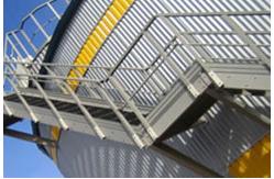 China Strong FRP Railing Systems Construction Site Fiberglass Staircase Railing supplier