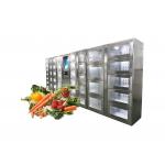 Stainless Steel Vending Locker For Vegetable Fruits Phone App Integration for sale