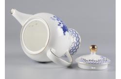 China Blue And White 180CC Paragon Fine Bone China Tea Set supplier