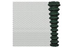 China 2×25m Black Galvanized Chain Link Fence PVC Coated OEM / ODM Available supplier