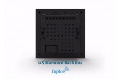 China Glass Panel Tuya Zigbee Smart Switch Touch Screen Light / Scene Switch supplier