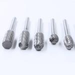 China Double Cut Tungsten Carbide Rotary Burr with 1/4 Inch Shank and 70-90HRA Hardness for Metal Deburring for sale