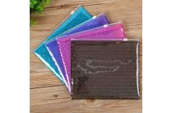 China Clear Transparent Recycle Zipper Bubble Bag Custom Logo And Size supplier