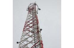 China Angular 100M Gsm Antenna Tower Mast And Brackets Aviation Obstruction Light supplier