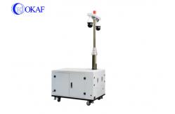 China 360° Continuous Rotation Mobile Surveillance Trailer Urgent Surveillance Solar Power Supply supplier