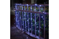 China 20m Solar Powered LED Ground Lights 2.4V Warm White Solar Rope Lights supplier