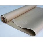 Abrasion Resistant Vermiculite Coated Fiberglass Fabric For Removable Insulation Cover for sale