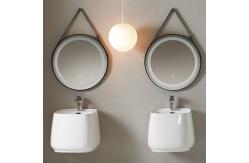 China Above Counter Ceramic Wall Hung Basin Functional For Contemporary Bathroom supplier