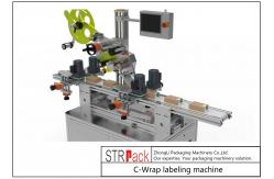 China 380V Customized C Wrap Labeling Machine Servo Motor Driving supplier