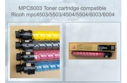 China Laser Toner Cartridge Mp C6003 Toner Compatible Mp C5503 Mpc4503 Printer supplier