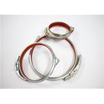 Galvanized Quick Release Duct Hose Clamps With Gasket for sale