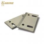 Tungsten Carbide Scraper Blade / Carbide Tip Tool Parts For Conveyor Cleaners