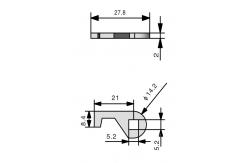 China Triangle Solt Quarter Turn Cabinet Locks Brass Material Key Latch Cam Lock supplier