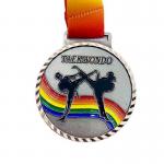 Fighting Custom Event Medals Design For Taekwondo , Karate , Judo