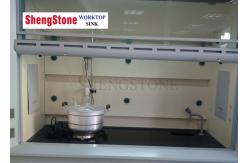 China CE SGS Fume Hood Parts Phenolic Resin Laboratory Countertops Matte Surface supplier