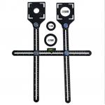 Ruler Full Metal Angle Measuring Tool Aluminum Alloy Multi Functional Ruler Template Tool