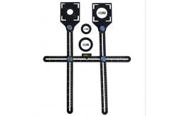 China Ruler Full Metal Angle Measuring Tool Aluminum Alloy Multi Functional Ruler Template Tool supplier