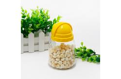 China Kids Favor Penguin Cookie Clear Plastic Packing Jar Lovely Animal Shape 350ml supplier