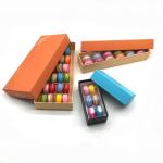 customized macaron package paper card box/plastic tray/fold paper box for sale