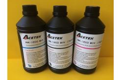 China Ricoh Soft Hard UV Printer Ink , Epson Konica  Cmyk Screen Printing Ink supplier