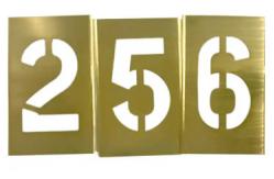 China Custom Adjustable Brass Interlocking Stencil Letter And Figure supplier