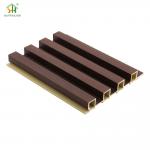 ‌IP67 WPC Wall Panel 12mm Wall Cladding Bedroom Feature Wall Panels With Wood Grain Texture‌ for sale