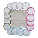 OEM Reusable Makeup Remover Pads With 2 Layer Super Absorb Dry / Ventilated Storage for sale
