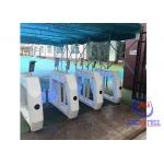 Bi - Directional Speed Gate Turnstile With Facial Reader TCP IP Communication Bar Code for sale