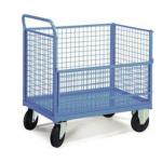 Collapsible Transship Metal Pallet Box With Wheels For Warehouse for sale