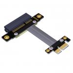 15cm PCIE Pci X1 Extension Cable 8Gbps ATX BTX Chassis PCB Swaddled for sale