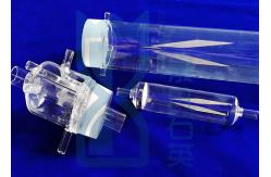 China Double Layer Fused Silicon Quartz Glass Tube Science Lab Glassware supplier