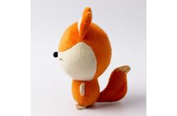 China Cartoon Fox Plush Doll 20cm With Polypropylene Cotton Filling supplier