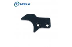 China ODM Custom Aluminum Laser Cutting Parts Black Anodizing High Precision supplier