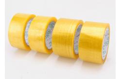 China Clear Self Adhesive Solvent Based Acrylic Booo Tape , Stoch Tape Long Term Adhesion supplier