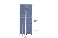 China 16 Feet Opening Folding Security Dock Door Gates , Steel Collapsible Security Gate supplier