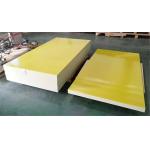 Yellow Electrical Insulation Board With Relative Permittivity 50Hz ≤5.5 And Breakdown Voltage Parallet To Laminations At 90C±2C In Oil ≥35kV for sale