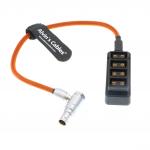 EXT 7 Pin Male To 4 Port Dtap Splitter Power Cable For ARRI Alexa D Tap Female for sale