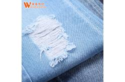 China Uniform Heavyweight 14oz Stretch Denim Jean Material Environmentally Friendly supplier
