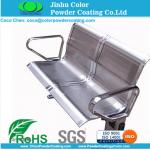 Ral9007 Ral9006 Silver Metallic Sandy Texture Powder Coated Paint For Metal for sale