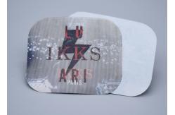 China TPU Material Printed Custom Garment Labels With Four Colour Logos supplier