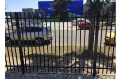 China Powder Coated 4x8 Wrought Iron Fence Panels , Wrought Iron Fence Gate supplier