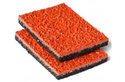China Athletic Synthetic Rubber Sandwich System Running Track IAAF Anti Slide supplier