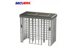 China 120 degree single channel automatic RFID access control full height turnstile barrier gate supplier
