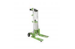 China Manual Material Lift Portable Hand Winch Lifter Stacker Manual Lift supplier